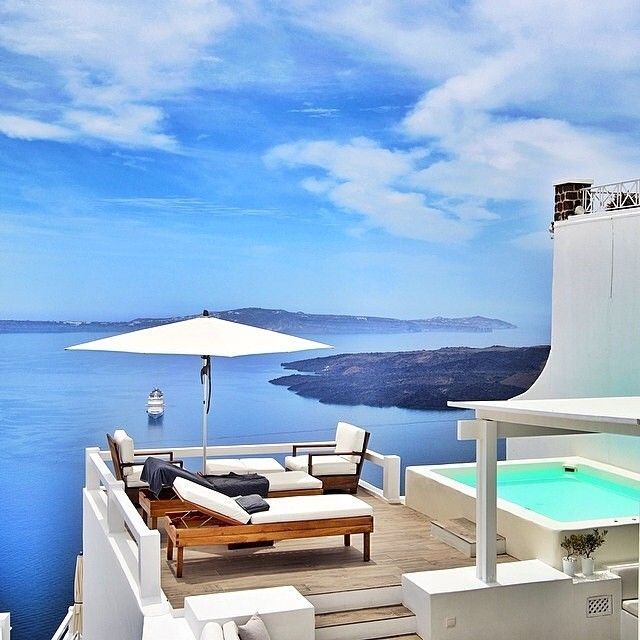 Aqua VillaSantorini GreecePhotography byg0lden_heart