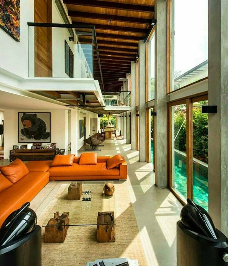 Bungalow in Singapore by Visual Text Architect